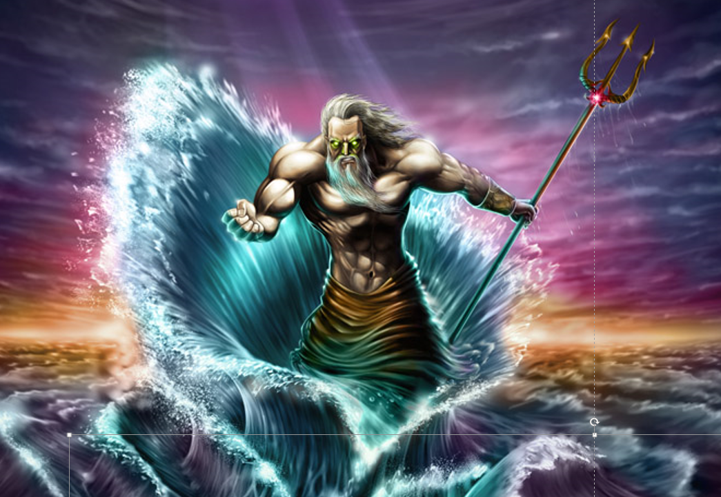 The Greek god of the sea. 